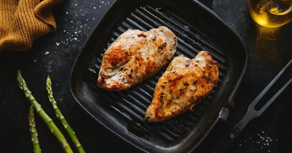 sliced chicken breasts