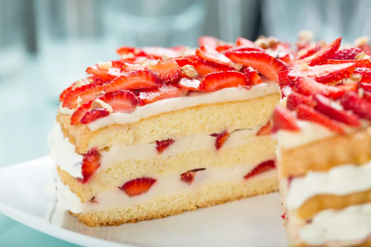 Strawberry Shortcake Ice Cream Dessert