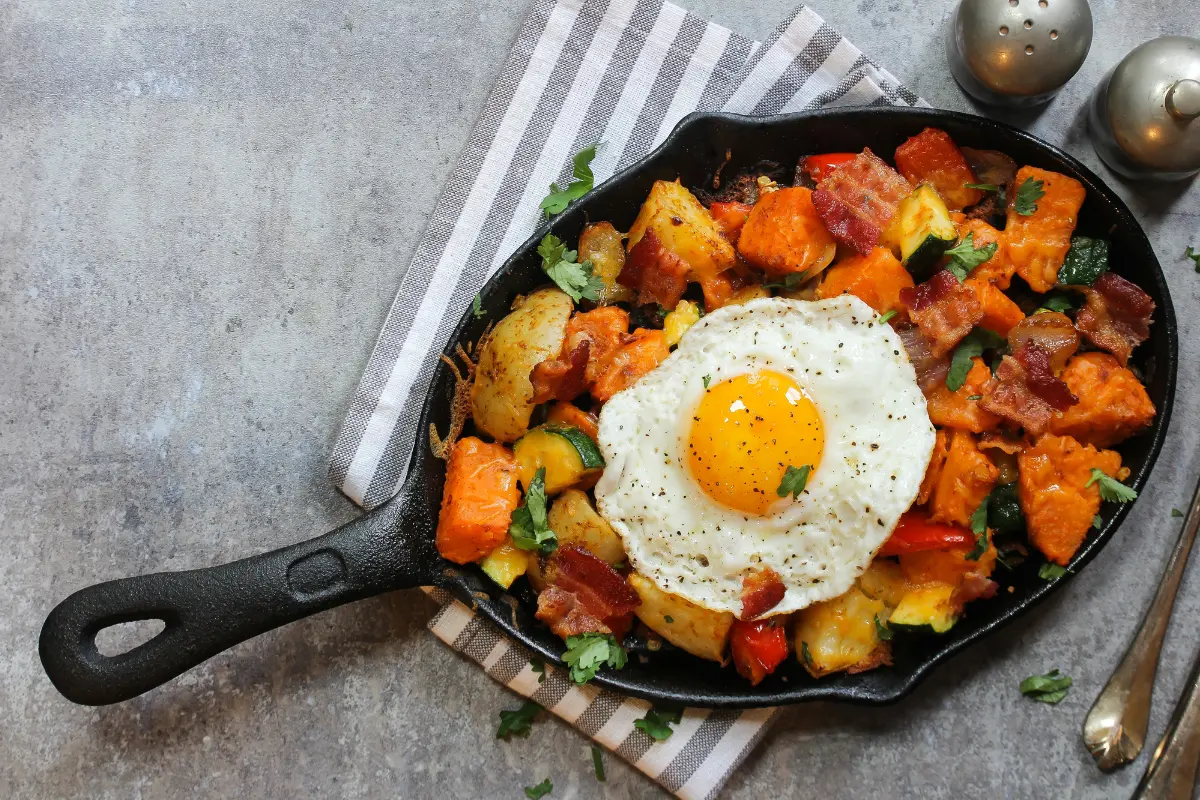 A nutritious serving of air fryer hash browns