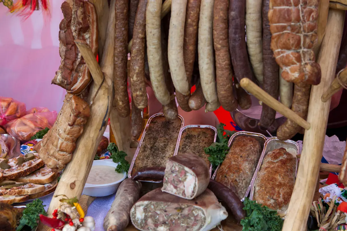 Varieties of Polish kielbasa