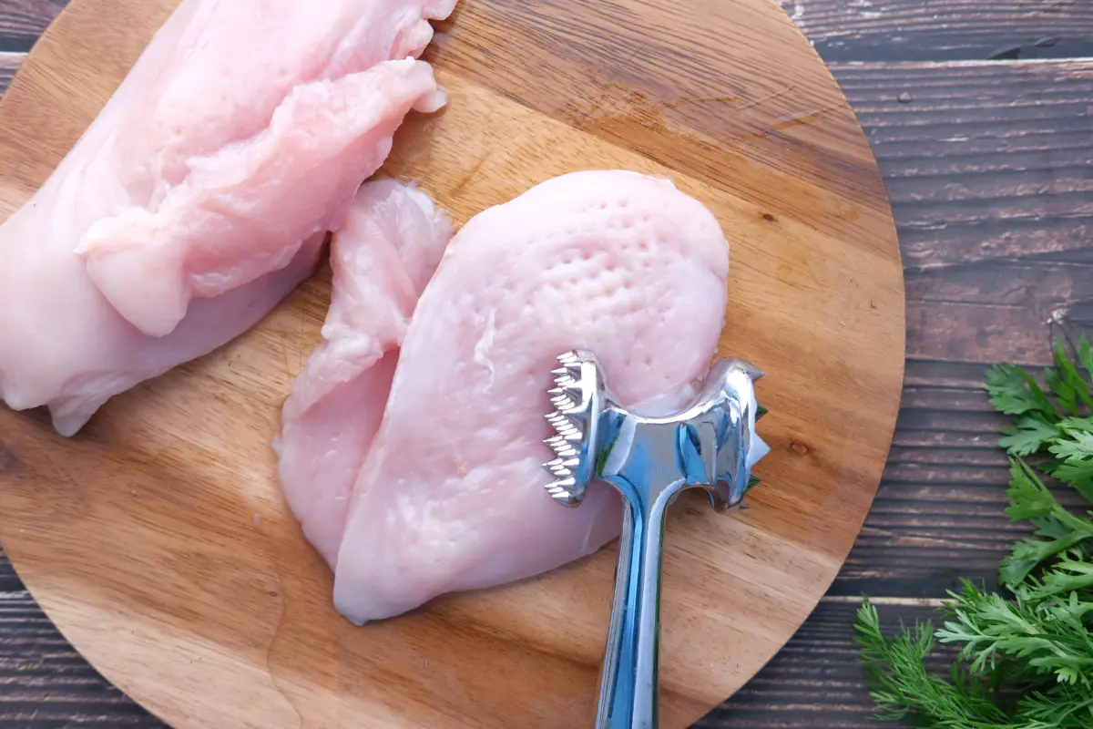 Ingredients for smoking chicken on a kitchen counter