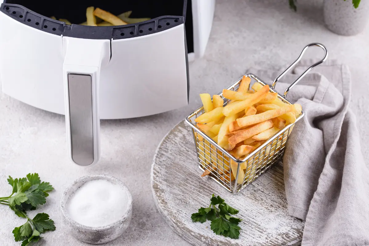 Gourmet McCain French Fries Cooked in an Air Fryer